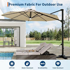 Garvee 10 ft Cantilever Patio Umbrella - Image 6