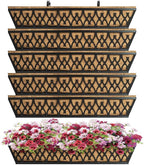 6 Pack 30 Inch Window Boxes Planters Railing Planter Box by KarlliuHOMEGARDEN