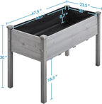Yaheetech 2pcs Raised Garden Bed Outdoor Horticulture - Image 3