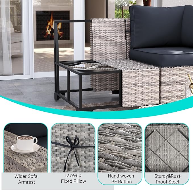 13-Piece Outdoor Patio Furniture Set - Image 3
