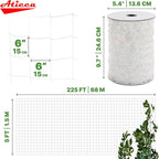 Trellis Netting 5 x 225 ft Heavy Duty Polyester Plant Support Netting White - Image 2