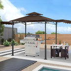 ABCCANOPY Grill Gazebo with 2 Side Awnings - Image 2