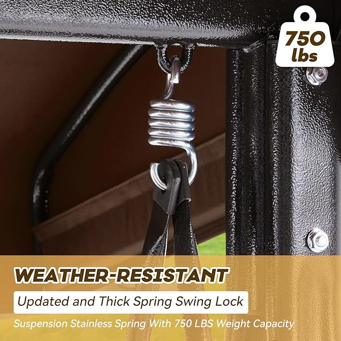 3 in 1 Outdoor Porch Swing - Image 7