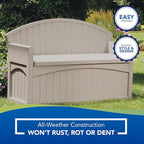 Suncast Outdoor Storage Bench - Image 11