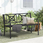 On Shine Patio Garden Bench, Outdoor Park Bench - Image 7