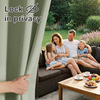 RYB HOME Extra Wide Outdoor Curtains - Image 3