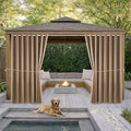 Outdoor Patio Curtain Waterproof Darkening Thermal Insulated Indoor Curtains by DivaenCamino