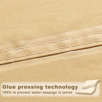 SUNNY GUARD Waterproof Sun Shade Sail 13'x13'x18.4' Sand Right Triangle UV - Image 4