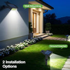 4 Pack Solar Spot Lights Outdoor Waterproof IP68, Auto On/Off Bright Solar - Image 6