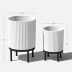 Veradek Demi Series Round Planter w/Stand - Image 3
