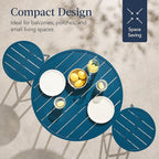 Best Choice Products 3-Piece Patio Dining Set, Bar Height, Outdoor Bistro Set - Image 6