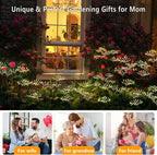 Solar Garden Lights 2 Pack Twinkling Solar Firework Lights - Image 4