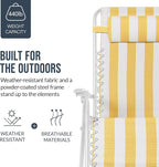 Best Choice Products Set of 2 Extra Wide Adjustable Steel Mesh Zero Gravity - Image 6
