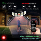 Solar Outdoor Lights, Flood Light Motion Sensor & Dusk to Dawn, Solar - Image 4