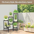 LASZOLA 8 Tiered Folding Plant Stand Indoor - Image 2