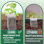 Cosweet 13.5''H Deep Nursery Grow Bags, Biodegradable Non-Woven Fabric Planting - Image 2