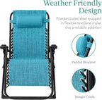 Best Choice Products Oversized Zero Gravity Chair, Folding Outdoor Patio - Image 4