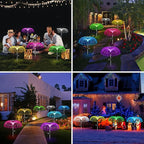 Vosaro Solar Flower Lights Outdoor Garden Decorations Waterproof, Solar Yard - Image 4