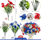 36 Pcs Artificial Fake Pansy Flowers - Image 2
