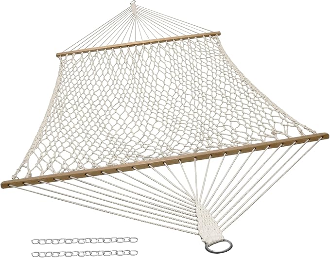 Sunnydaze Cotton Rope Hammock for Outside by SunnydazeDecor