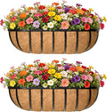 30 Inch Railing Planter Window Box Deck Balcony Rail Planter by EIMQUVW