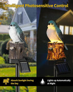 iStatue Bird Solar Decorative Garden Stake Lighting, Waterproof Cute Animal - Image 2