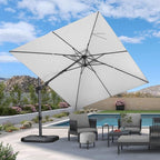 PURPLE LEAF 9' X 12' Right-left Tilt Patio Umbrella - Image 2