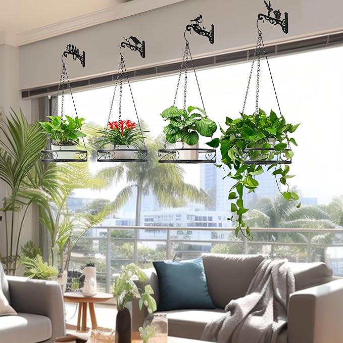 2-Pack Hanging Planters for Indoor Plants - Image 7