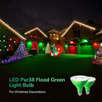 EDISHINE St.Patrick's Day/Easter Decorations PAR38 Green LED Flood Light Bulbs - Image 2
