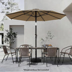 AreShark 9 FT Patio Umbrella for Outdoor, Outdoor Table Umbrella - Image 6
