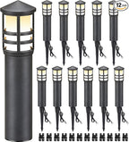 SUNVIE 12-Pack Low Voltage Landscape Pathway Lights 3W Outdoor Landscape by SUNVIE