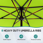 AreShark 9 FT Patio Umbrella for Outdoor, Outdoor Umbrella - Image 3