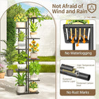 LASZOLA 7 Tier Plant Stand Indoors Outdoors - Image 4