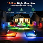 Solar Lights Outdoor Color Changing, 85 LEDs 9 Lighting Modes RGB Solar Outdoor - Image 2