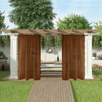 SpaceDresser Waterproof Outdoor Sheer Curtains - Image 5