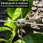Wire Trellis for Climbing Plants Outdoor, 20-Set Wall Wire Trellis Kit - Image 4
