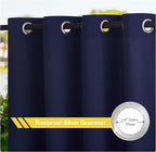 NICETOWN Outdoor Curtains for Patio Waterproof Extra Long W55 x L108 Inch - Image 2