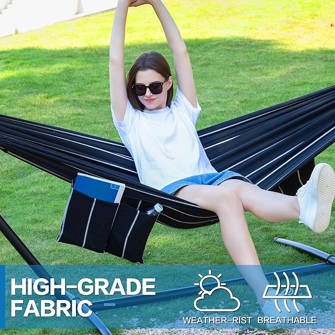 PNAEUT Double Hammocks with Stand - Image 5