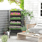 Homdox 5-Tier Elevated Garden Bed- Freestanding Vertical Raised Bed - Image 9