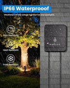 ZZXX All-in-One Low Voltage Landscape Lighting Kit, 2700K Waterproof Landscape - Image 7