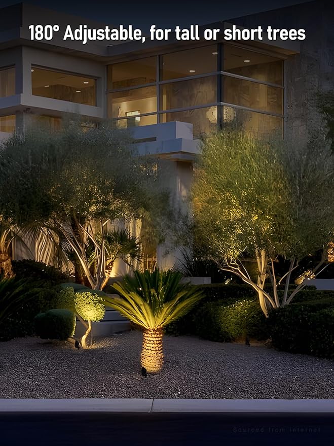 LEONLITE Low Voltage LED Landscape Spotlight, 5W 12V Pathway Lights Outdoor - Image 4