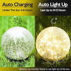 Outdoor Waterproof IP65 Solar Globe Lights, Led Solar Light Balls - Image 2