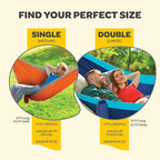 Durable Hammock 500 lb Capacity, Nylon Camping Hammock Chair - Image 9