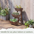 3-Tier Wooden Vertical Raised Garden Bed - Image 5