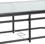 Flash Furniture Tory 31.5" x 55" Rectangular Tempered Glass Metal Patio Table - Image 7