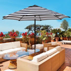 Blissun 9' Outdoor Patio Umbrella, Outdoor Table Umbrella, Yard Umbrella - Image 6
