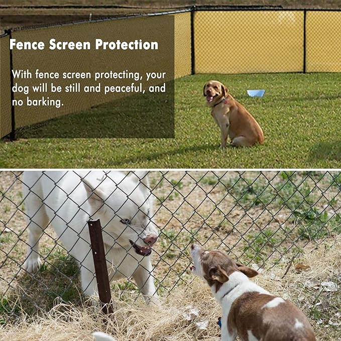 UPGRADE Privacy Fence Screen 6'x4' Sand Outdoor 90% Visibility Blockage 170 GSM - Image 7