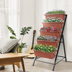 Suyncll Vertical Raised Garden Bed Planter Box, 5 Tiers Vertical Garden Planter - Image 6
