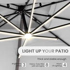 10 X 13 FT Cantilever Patio Umbrella - Image 2