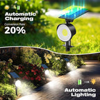 nipify Solar Lights Outdoor Waterproof, Spot Lights- 4 Pack/53 LED/3 Modes - Image 4